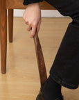 Japanese-style solid wood shoehorn