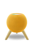 Homepodmini Stand [White Oak Legs + Yellow Metal Head]